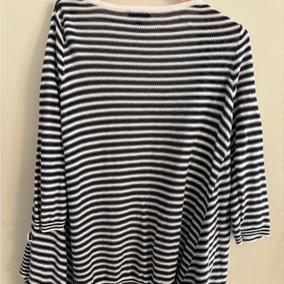 THE Limited Monochrome Striped Cardigan - Picture 3 of 3